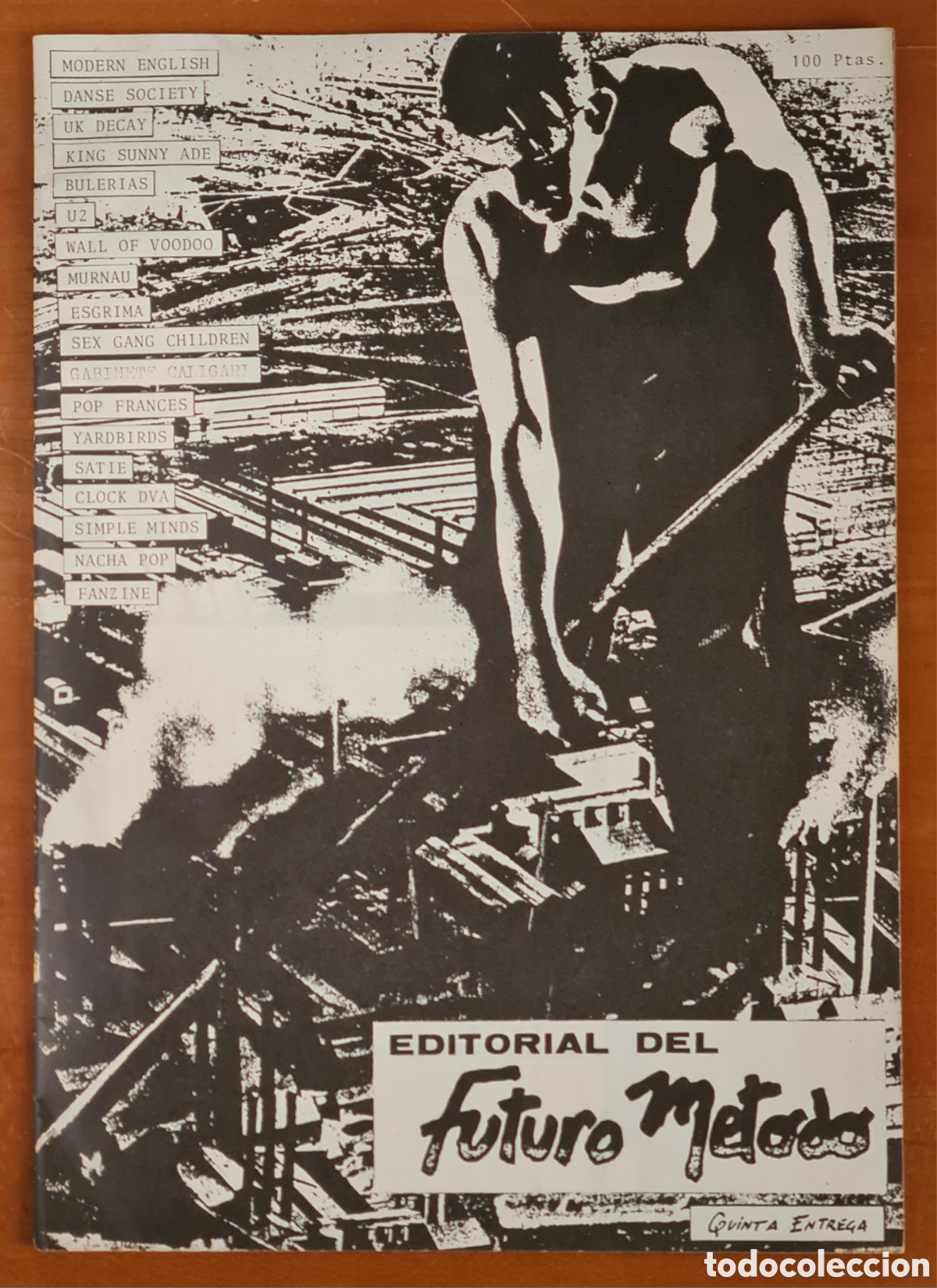 Music magazines: Editorial del Futuro M&eacute;todo n&uacute;m. 5 - 1983 - Nigeria JuJu Regreso Gabinete Caligari 3 Cipreses
