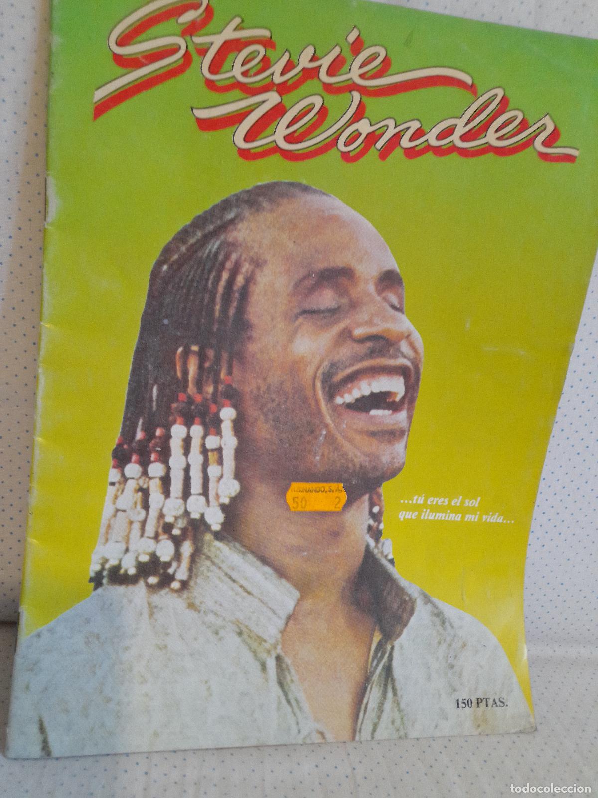 Music magazines: STIVIE WONDER Magn&iacute;fico Monogr&aacute;fico 20 pag. 1984.Nuevo y Completo.Ver Fotos.