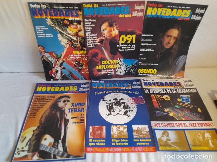 Magazines de musique: Lote 6 N&uacute;meros Revista Todas las NOVEDADES del mes Pa&iacute;s Semanal 1995-1998.Detalles en fotos adjuntas