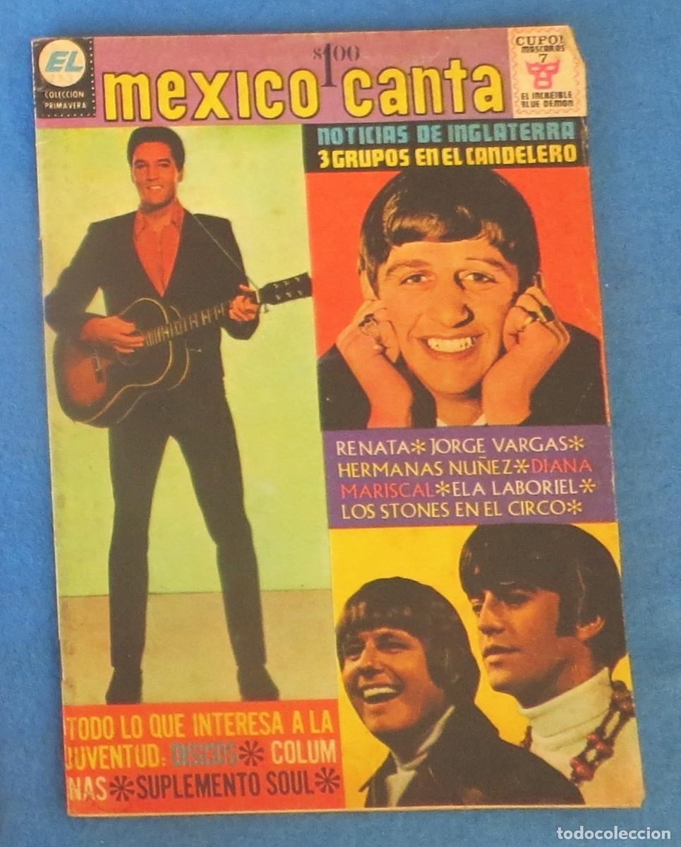 Music magazines: ELVIS PRESLEY BEATLES Revista MEXICO CANTA Mexico 1969