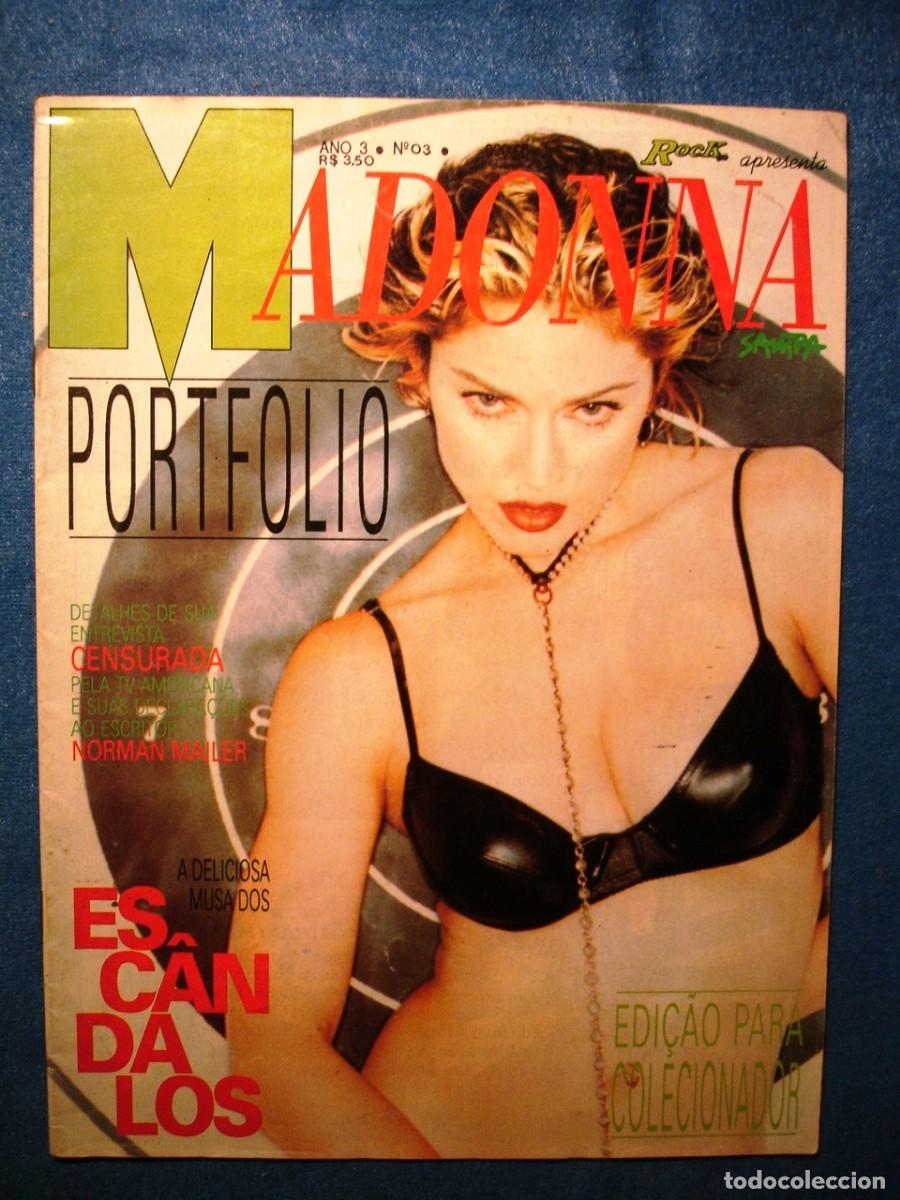 Revistas de m&uacute;sica: MADONNA Revista PORTFOLIO Brasil '90s