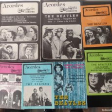 Revistas de música: THE BEATLES - ACORDES CIFRADOS PARA GUITARRA - LOTE DE 5