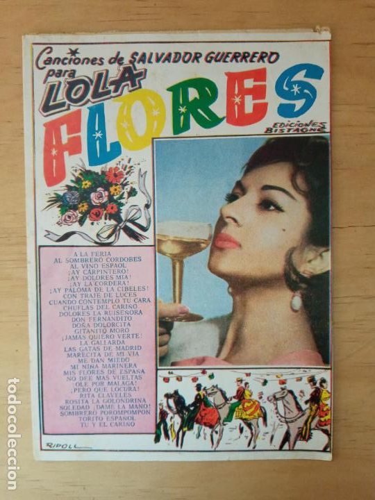 Magazines de musique: Canciones de Salvador Guerrero para Lola Flores 1962