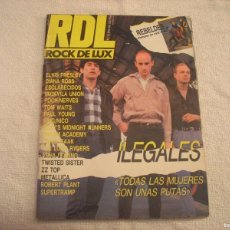 Revistas de música: RDL, ROCK DE LUX N. 15 , ENERO 1986