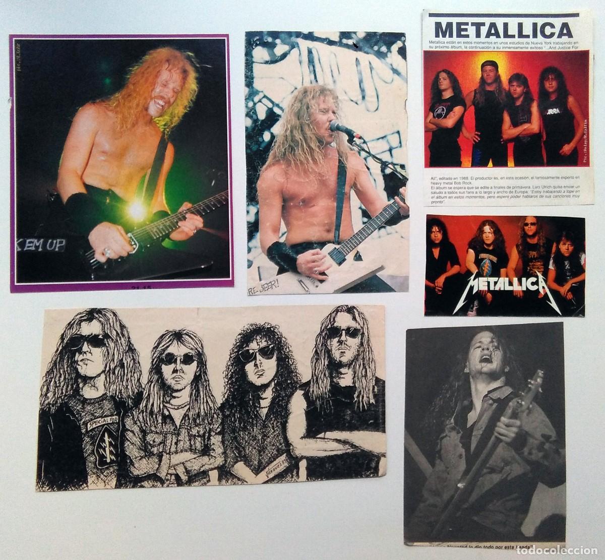 metallica lote de recortes revista clippings - Compra venta en todocoleccion