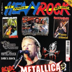 Revistas de música: REVISTA HEAVY ROCK NUMERO 239 METALLICA CON POSTER DE AC/DC Y BLIND GUARDIAN