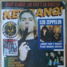 Revistas de música: REVISTA KERRANG! Nº 14 (NIRVANA, LED ZEPPELIN, LOS SUAVES...)