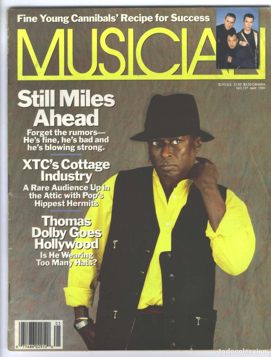 Revistas de m&uacute;sica: MILES DAVIS XTC Revista MUSICIAN USA 1989