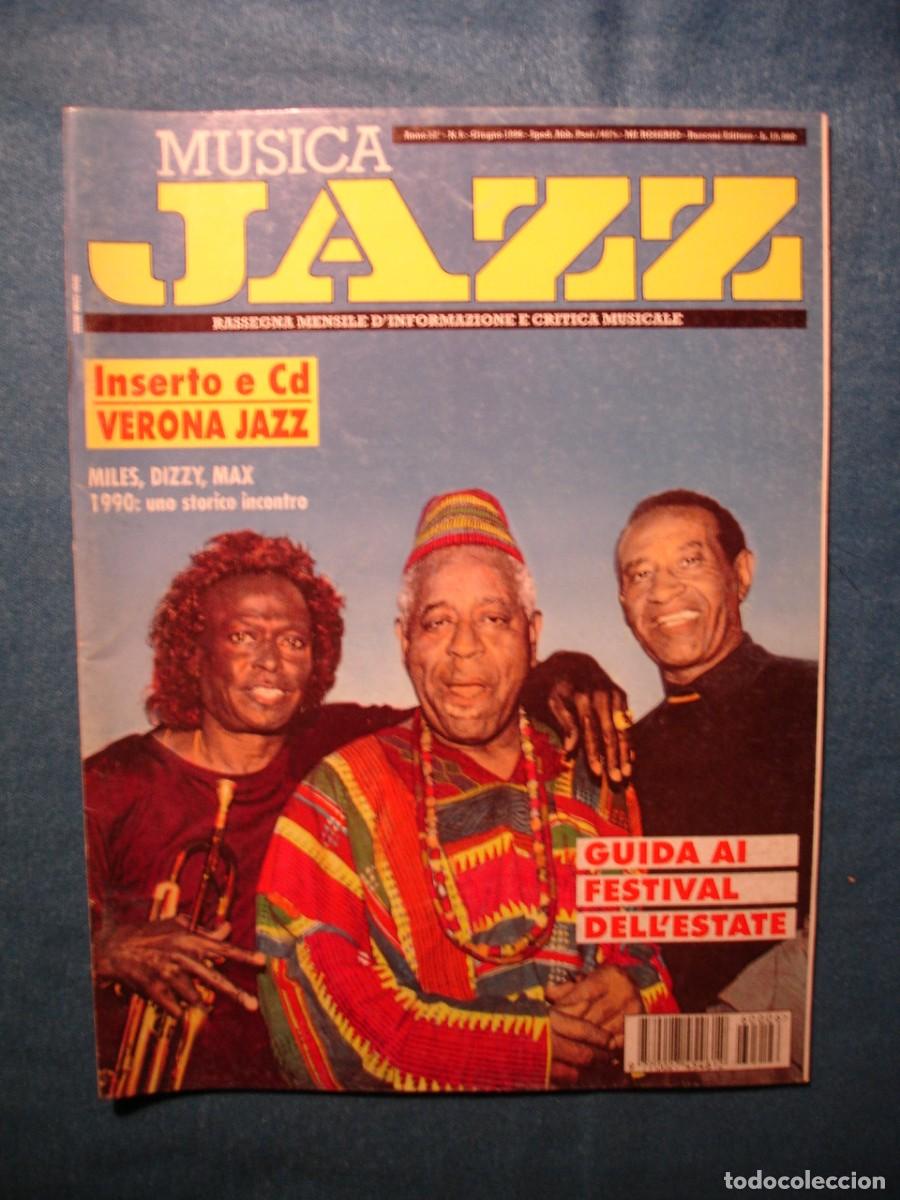 Revistas de m&uacute;sica: MILES DAVIS GILLESPIE MAX ROACH Revista MUSICA JAZZ Italia 1986