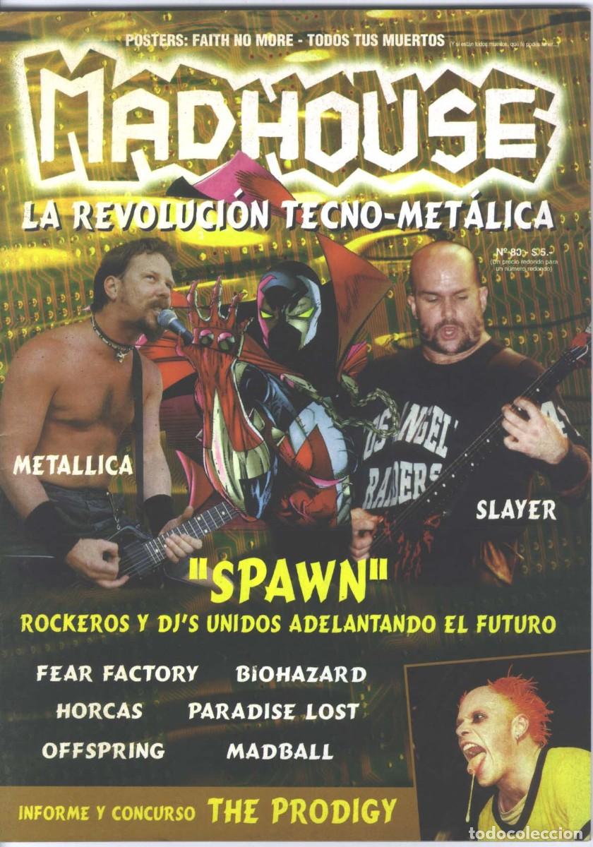 Music magazines: METALLICA SLAYER Revista MADHOUSE Argentina 1997