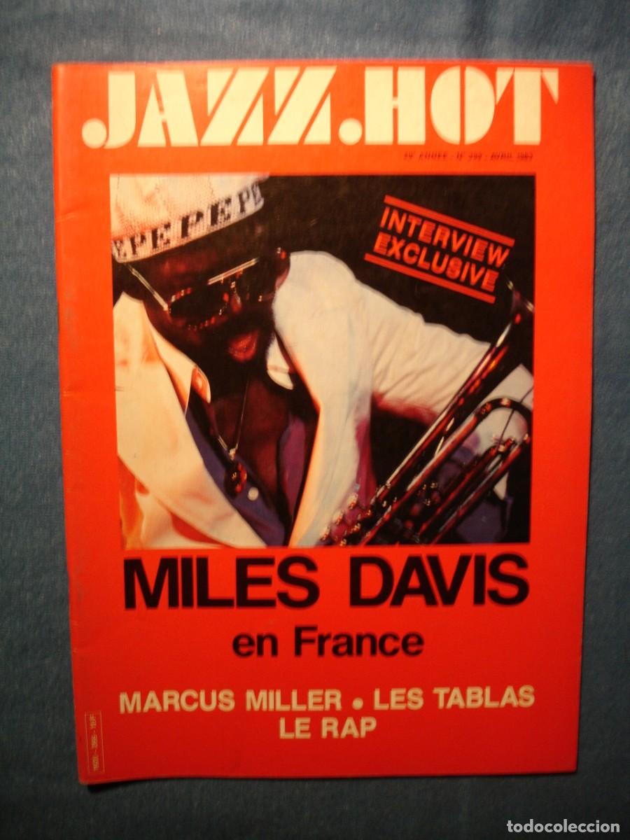 Revistas de m&uacute;sica: MILES DAVIS Marcus Miller Revista JAZZ HOT Francia 1983