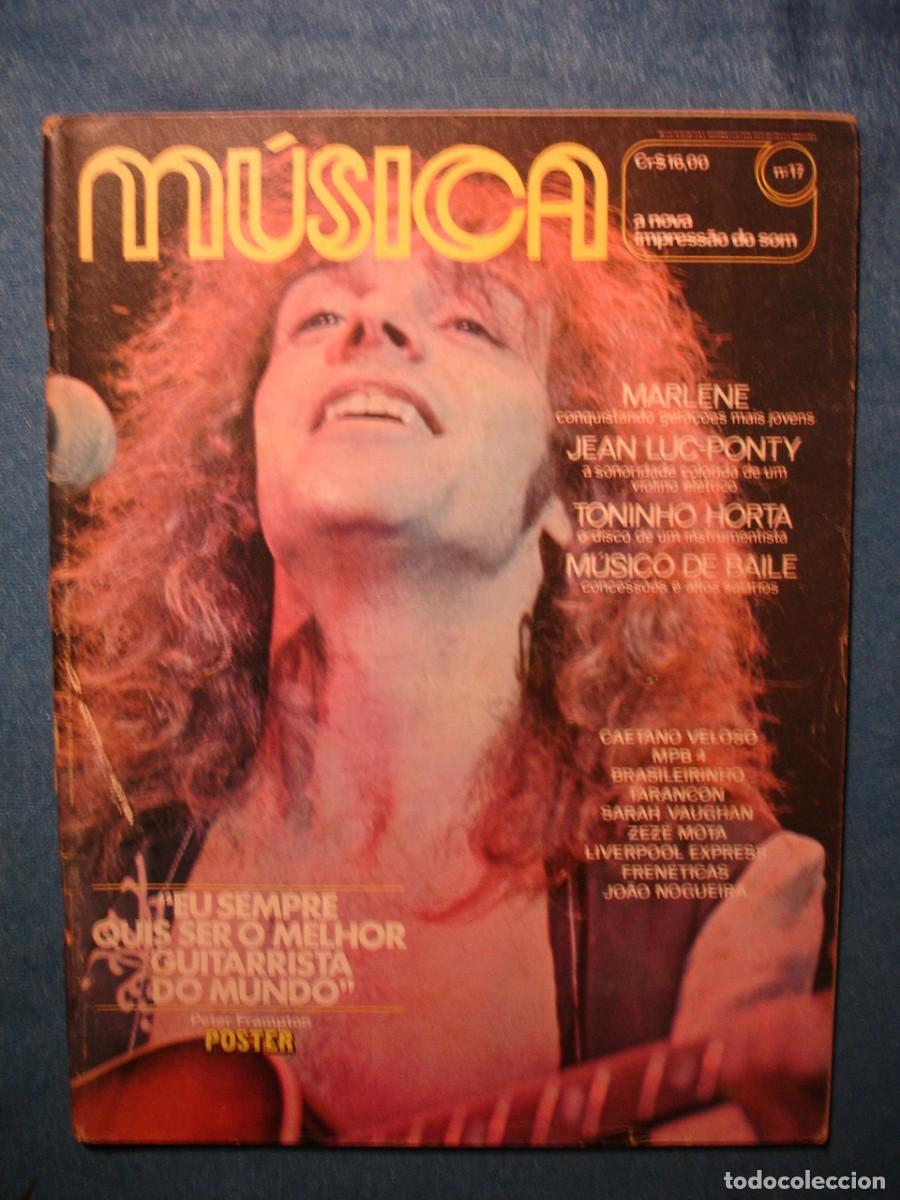 Revistas de m&uacute;sica: PETER FRAMPTON Ponty Sarah Vaughan Revista MUSICA Brasil 1977
