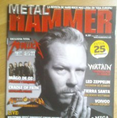 Revistas de música: REVISTA METAL HAMMER Nº 301 (METALLICA, MAGO DE OZ, HELLOWEEN ...)