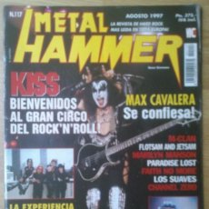 Revistas de música: REVISTA METAL HAMMER Nº 117 (KISS, MOTLEY CRUE, MAX CAVALERA...)