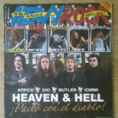 Revistas de música: REVISTA HEAVY/ROCK Nº 290 (HEAVEN & HELL, IRON MAIDEN, AC/DC..)