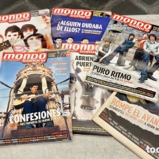 Revistas de música: LOTE 7 REVISTAS MONDO SONORO (N⁰ 84,87, 106, 110,122,123 Y 133)