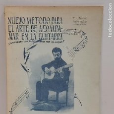 Revistas de música: NUEVO MÉTODO PARA EL ARTE DE ACOMPAÑAR EN LA GUITARRA / G. LLUQUET / 15ª ED-1969 / BUEN ESTADO