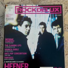 Revistas de música: ROCKDELUX Nº 182. SIN CD. HEFNER. NAJWA. INFORME COMPOST. THE FLAMING LIPS. TORTOISE.