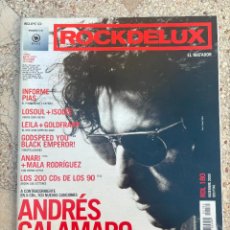 Revistas de música: ROCKDELUX Nº 180. SIN CD. ANDRES CALAMARO. GODSPEED YOU. MALA RODRIGUEZ. INFORME PIAS.