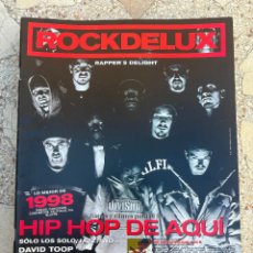 Revistas de música: ROCKDELUX Nº 159. SIN CD. HIP HOP DE AQUI. DAVID TOOP. SILVER JEWS. GRAM PARSONS.