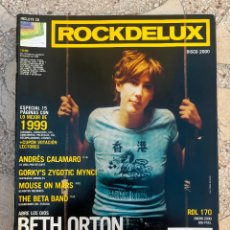 Revistas de música: ROCKDELUX Nº 170. SIN CD. BETH ORTON. ANDRES CALAMARO. MOUSE ON MARS. THE BETA BAND.