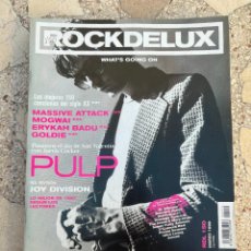 Revistas de música: ROCKDELUX Nº 150. SIN CD. MASSIVE ATTACK. MOGWAI. ERYKAH BADU. JOY DIVISION. PORTISHEAD.