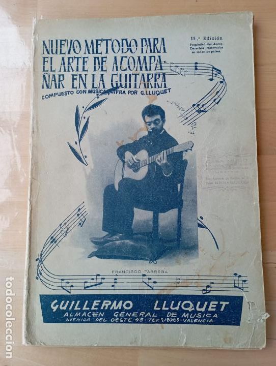 Magazines de musique: Nuevo m&eacute;todo para el arte de acompa&ntilde;ar en la guitarra. G. Lluguet.