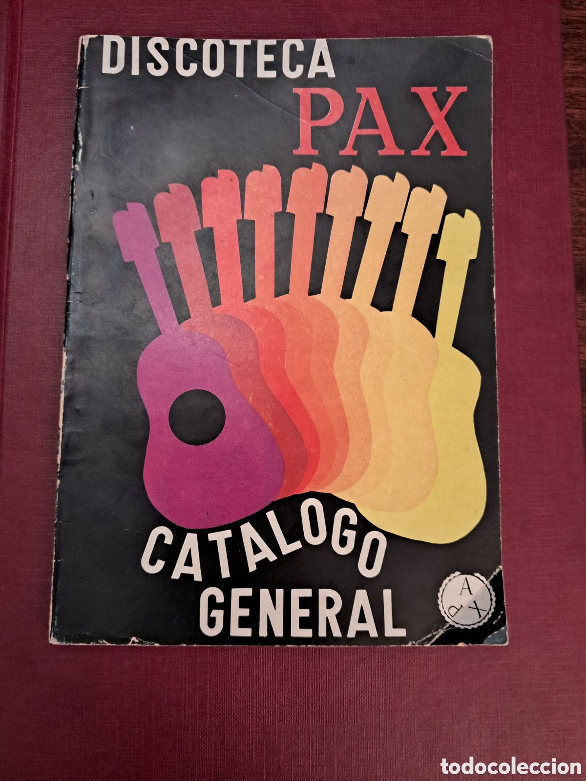 Revistas de m&uacute;sica: Discoteca Pax,cat&aacute;logo general 1972