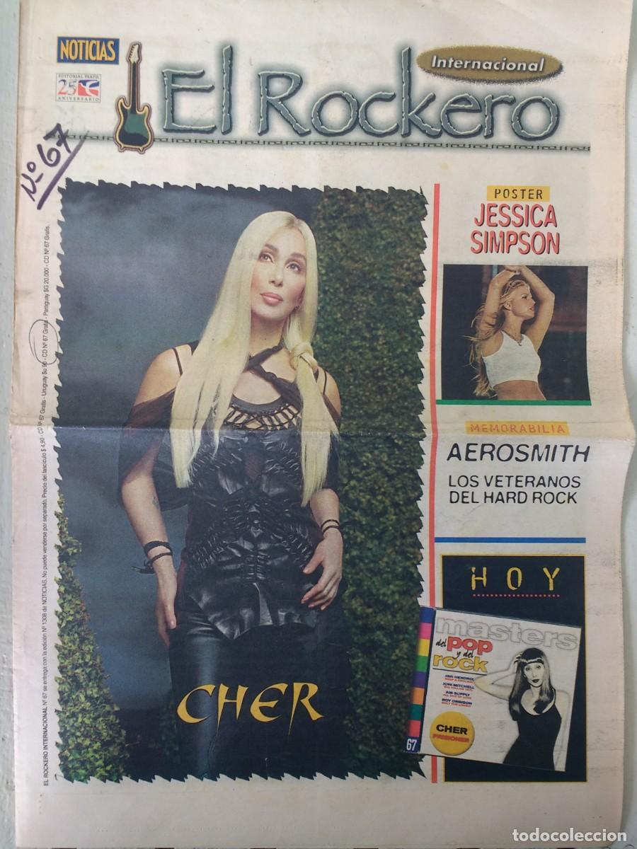 Magazines de musique: El Rockero 67 Suplemento Revista Noticias Argentina Cher Aerosmith Jessica Simpson Creedence
