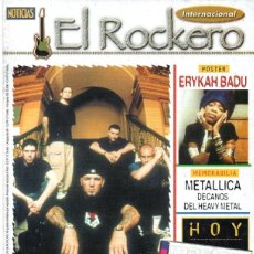 Revistas de música: EL ROCKERO 37 SUPLEMENTO REVISTA NOTICIAS ARGENTINA LIMP BIZKIT METALLICA ERYKAH BADU VAN HALEN