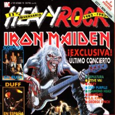 Revistas de música: REVISTA HEAVY ROCK NUMERO 122 IRON MAIDEN CON POSTER DE MAIDEN Y OZZY