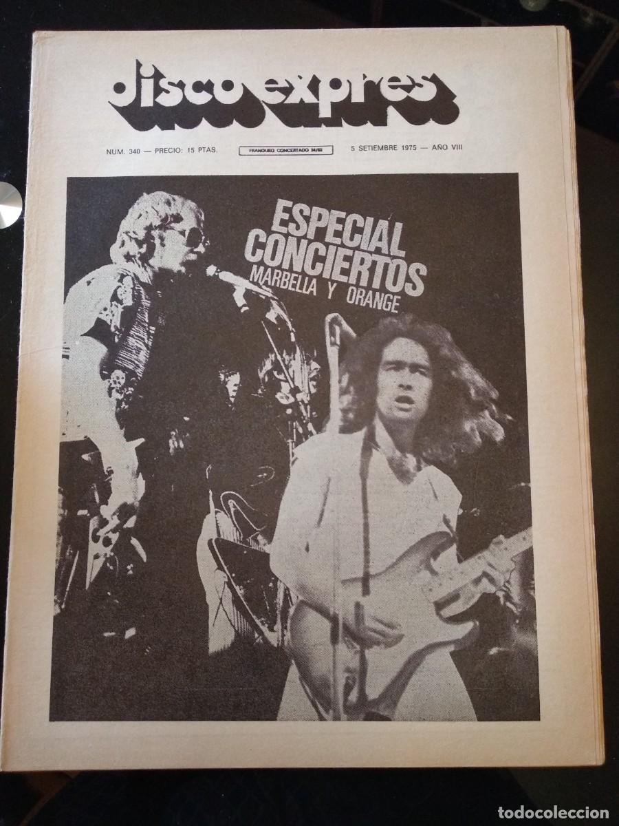 Revistas de m&uacute;sica: DISCO EXPRES N&ordm; 340 - Foto 1
