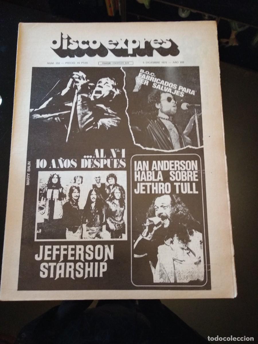 Revistas de m&uacute;sica: DISCO EXPRES N&ordm; 352 - Foto 1