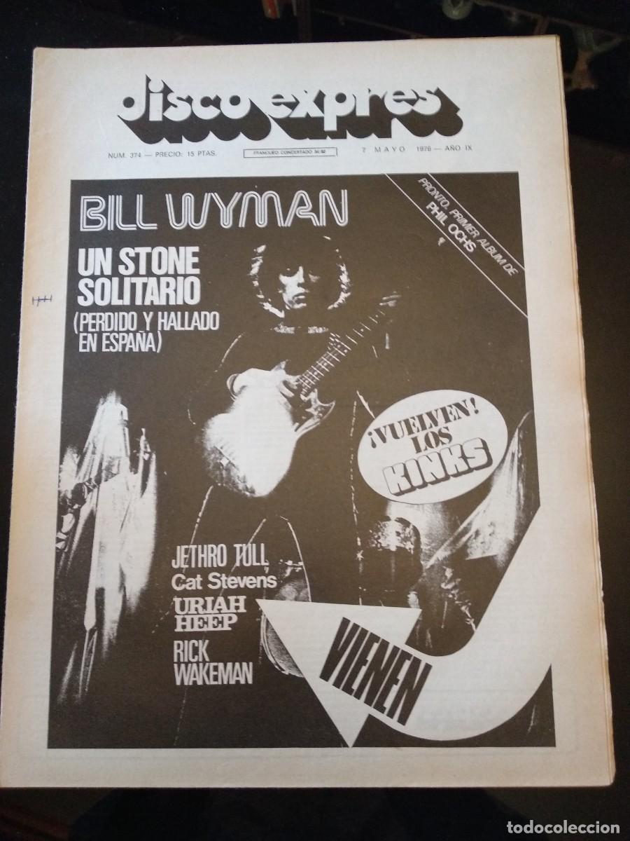 Revistas de m&uacute;sica: DISCO EXPRES N&ordm; 374 - Foto 1