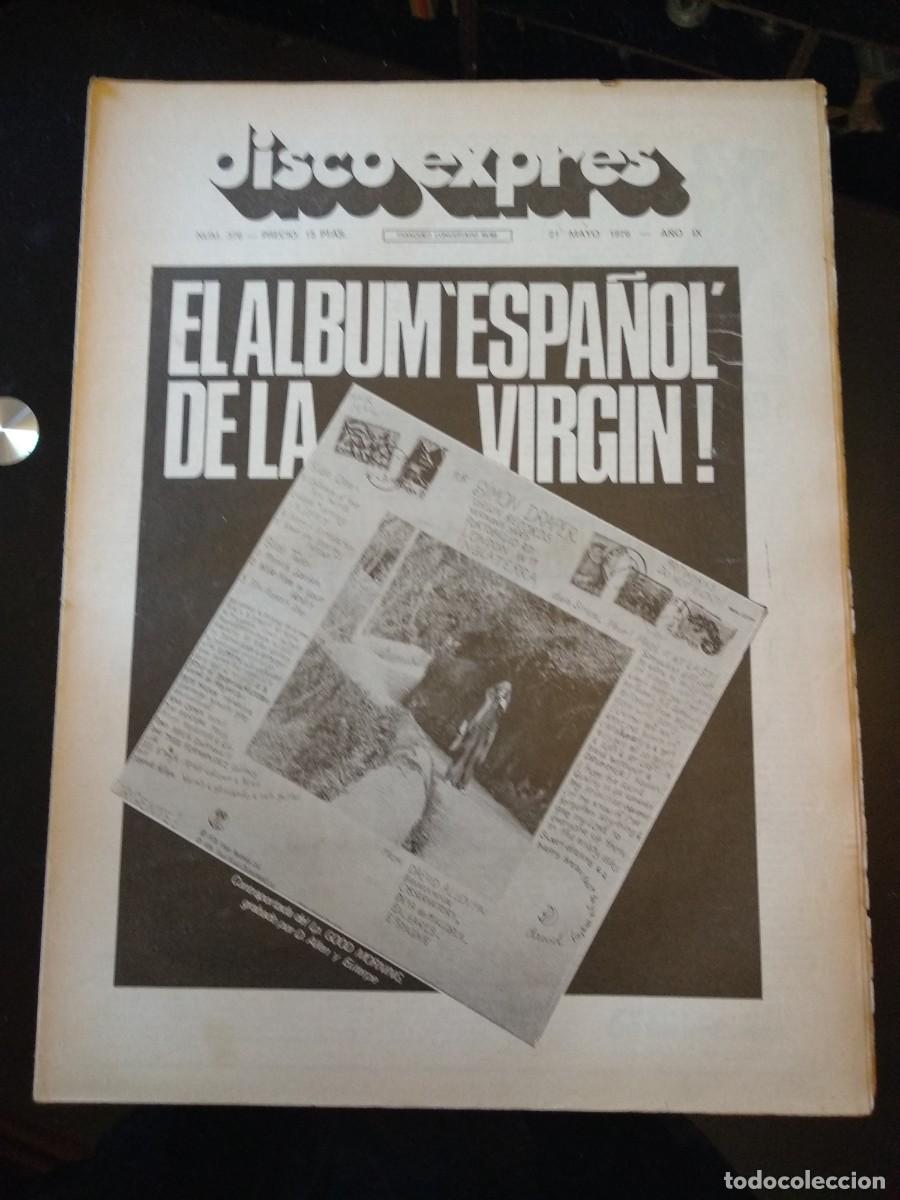 Revistas de m&uacute;sica: DISCO EXPRES N&ordm; 376 - Foto 1