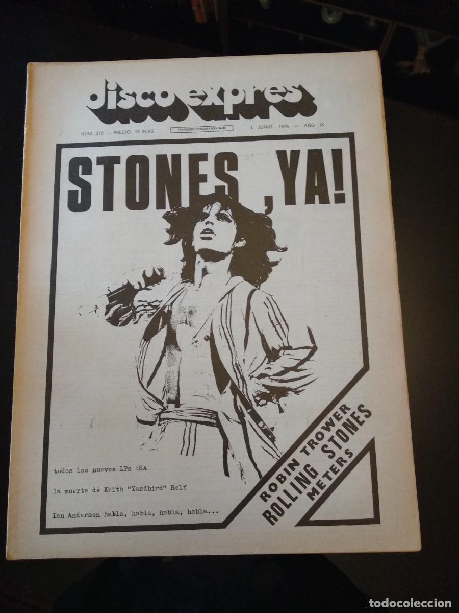 Revistas de m&uacute;sica: DISCO EXPRES N&ordm; 378 - Foto 1