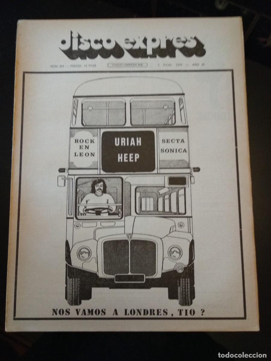 Revistas de m&uacute;sica: DISCO EXPRES N&ordm; 383 - Foto 1