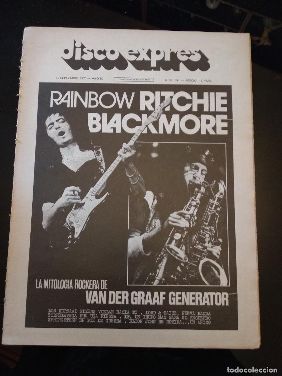Revistas de m&uacute;sica: DISCO EXPRES N&ordm; 391 - Foto 1