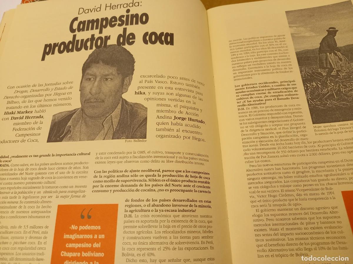 Magazines de musique: CAMPESINOS PRODUCTORES DE COCA Y EL NARCOTR&Aacute;FICO. EXTRA&Iacute;DO DE HIKA MARZO 1995