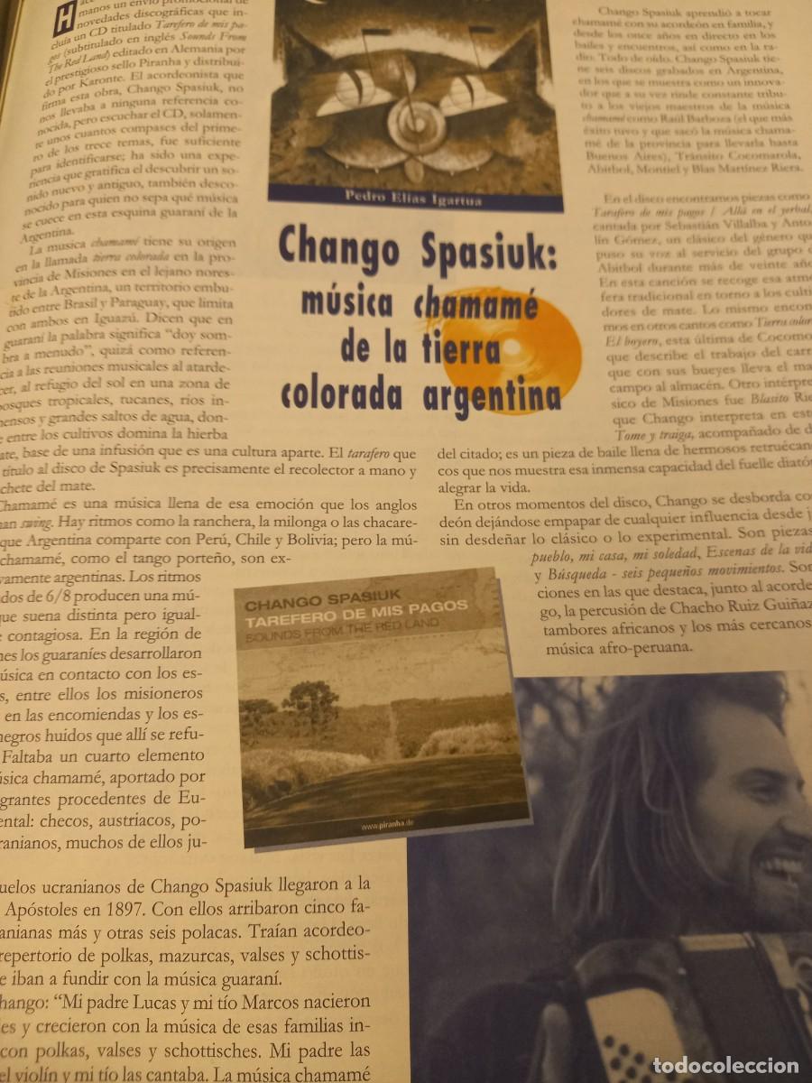 Magazines de musique: FOLK: CHANGO SPASIUK, MUSICA CHAMAM&Eacute; DE LA TIERRA COLORADA ARGENTINA. HIKA SEPTIEMBRE 2005