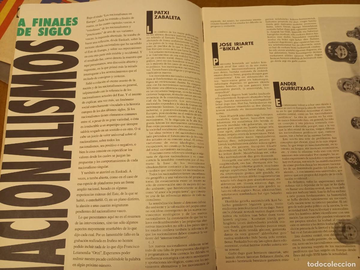 Magazines de musique: NACIONALISMOS SIGLO XX: BELTZA, ZABALETA, BIKILA, MONTERO... HIKA ABRIL 1992