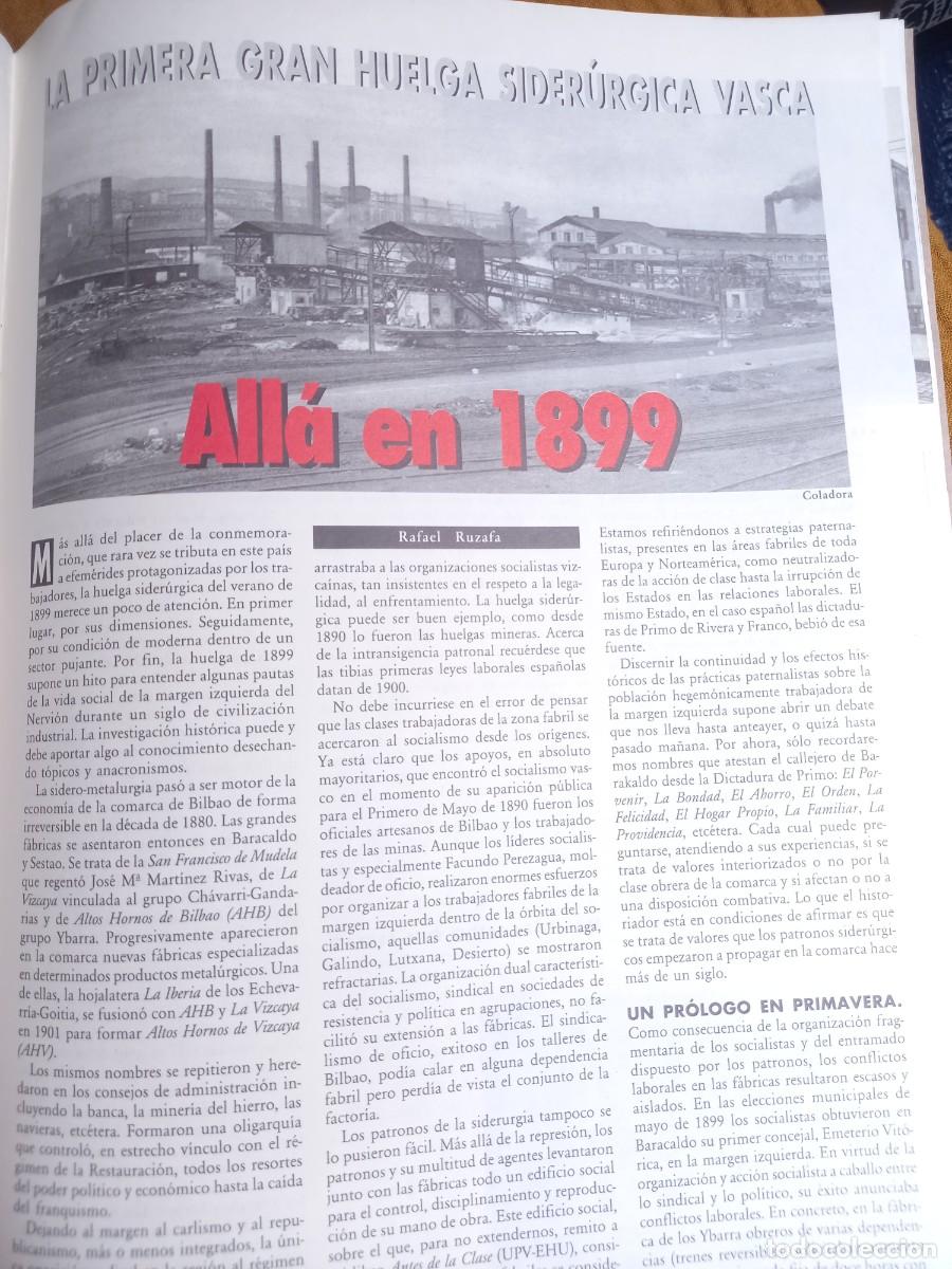 Magazines de musique: 1899 PRIMERA HUELGA EN LA SIDERURGIA VASCA (SESTAO BARAKALDO)3 PAG. EXTRA&Iacute;DO DE HIKA SEPTIEMBRE 1999