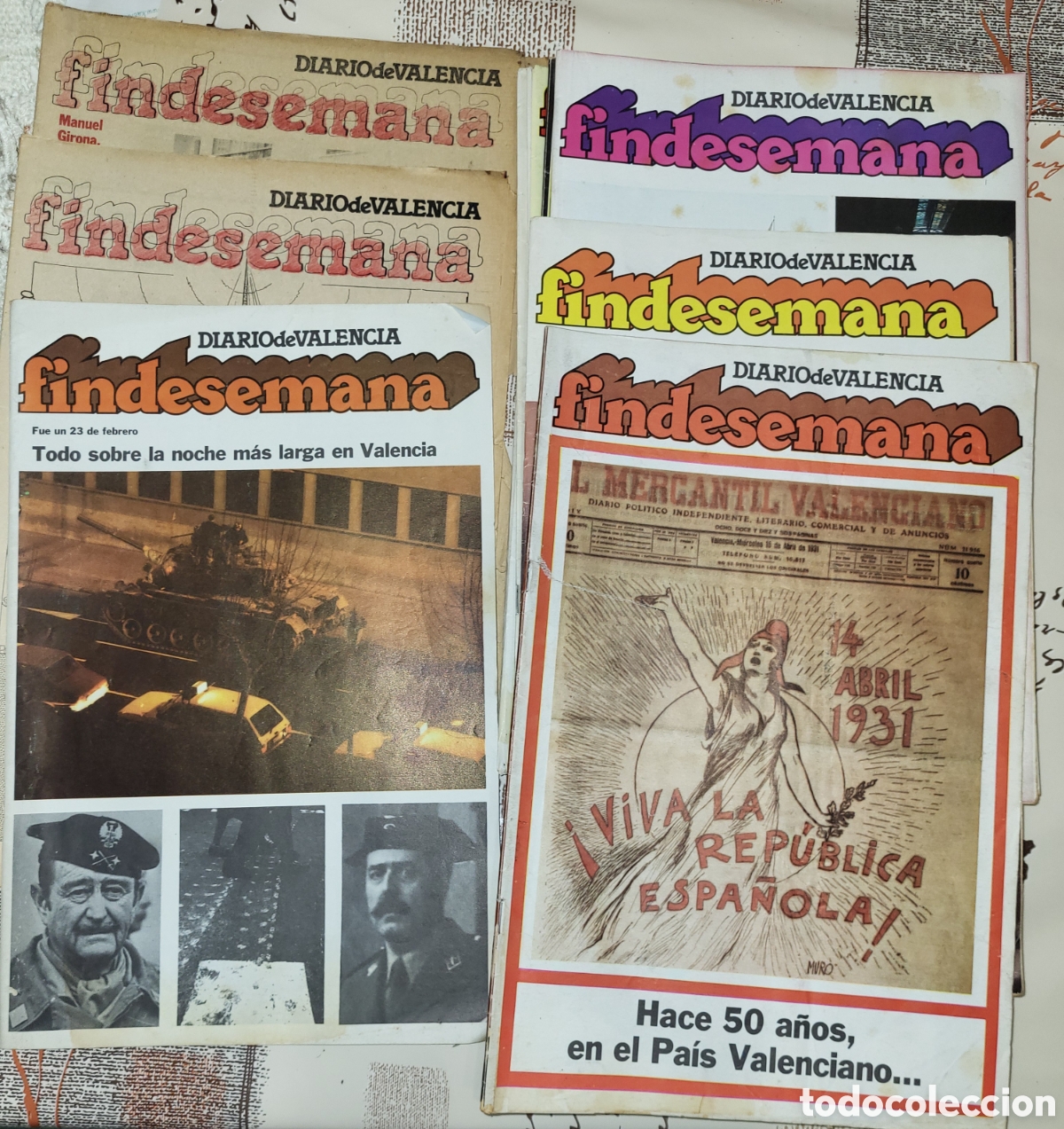 Magazines de musique: Diario de Valencia .13 Suplementos fin de semana 1981