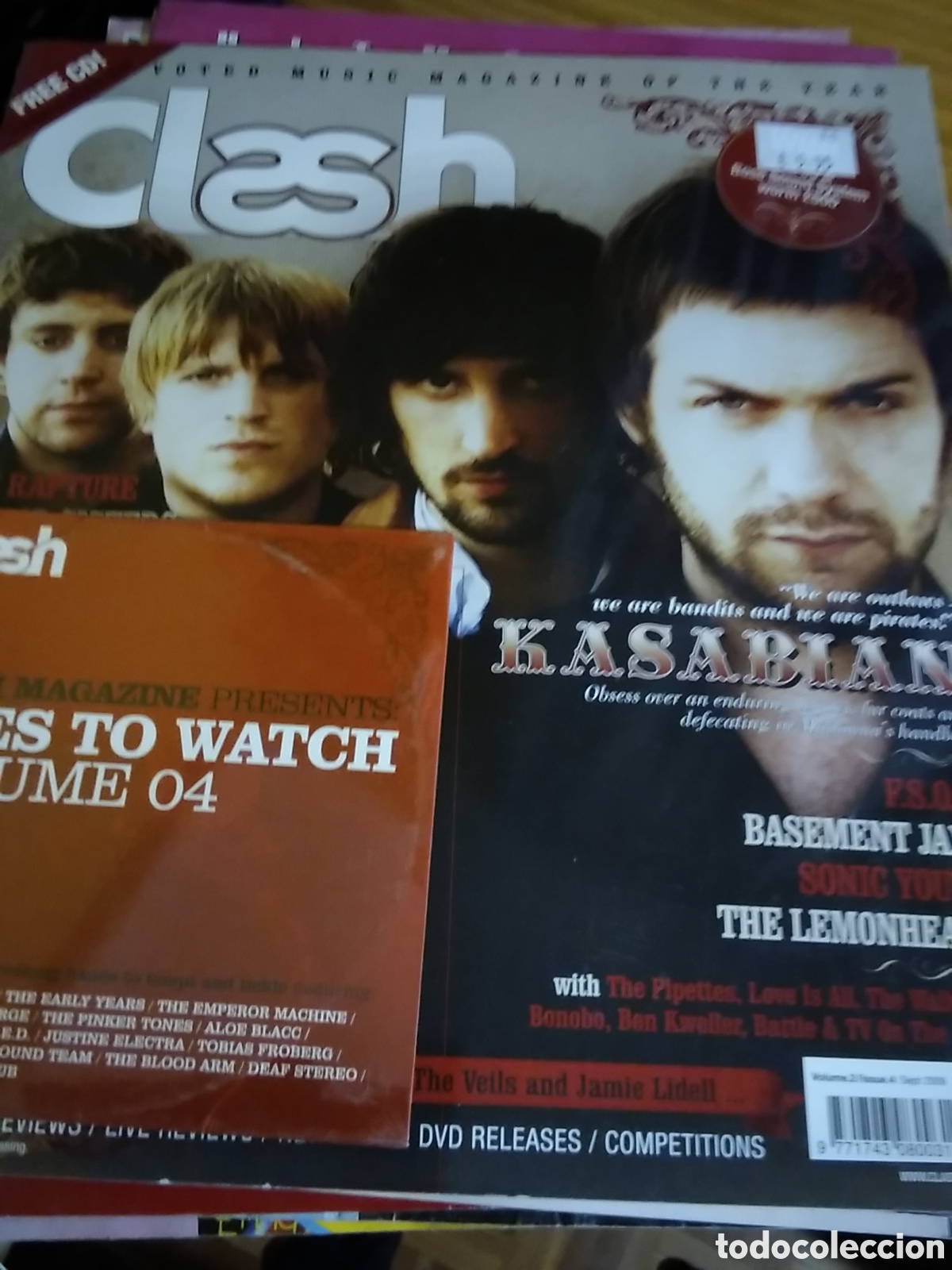 Magazines de musique: Clash revista musical inglesa 2006 septiembre incluye cd ones to watch