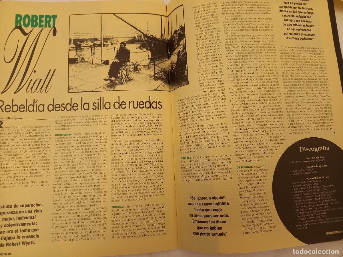Magazines de musique: ROBERT WYATT, M&Uacute;SICA REBELDE DESDE LA SILLA DE RUEDAS. EXTRA&Iacute;DO DE HIKA DICIEMBRE 1993