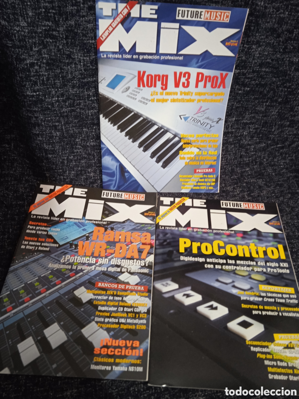 Music magazines: FUTURE MUSIC THE MIX N&ordm; 2, 4, 5 - LA REVISTA LIDER EN GRABACION PROFESIONAL - MUSICA