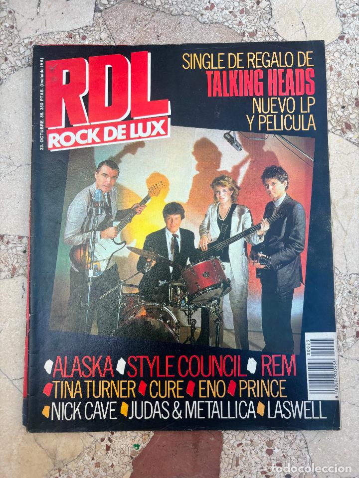 Revistas de m&uacute;sica: ROCK DE LUX N&ordm; 23. ALASKA. STYLE COUNCIL. TINA TURNER. NICK CAVE. LASWELL. TALKING HEADS.