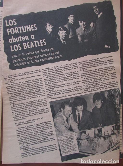 Magazines de musique: RECORTE REVISTA FANS 59 1966 LOS FORTUNES, SANDIE SHAW. LOS SPOONFULS