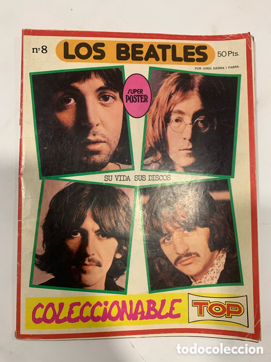 Music magazines: REVISTA COLECCIONABLE TOP LOS BEATLES N&ordm; 8