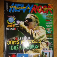 Revistas de música: REVISTA HEAVY/ROCK Nº 275 (GUNS'N'ROSES, TOOL, RED HOT CHLLI PEPPERS...)